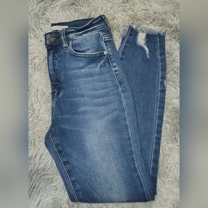 KanCan Distressed Blue Skinny Jeans